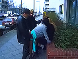 Porno in pubblico - Orgia con tre prostitute a Berlino