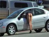 Eccitante puttana contratta con un clietne. Un sexy culo da urlo
